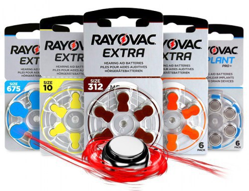 Rayovac - hörapparatsbatterier